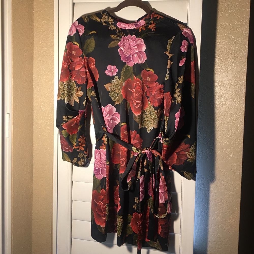 Zara Woman Floral Dress